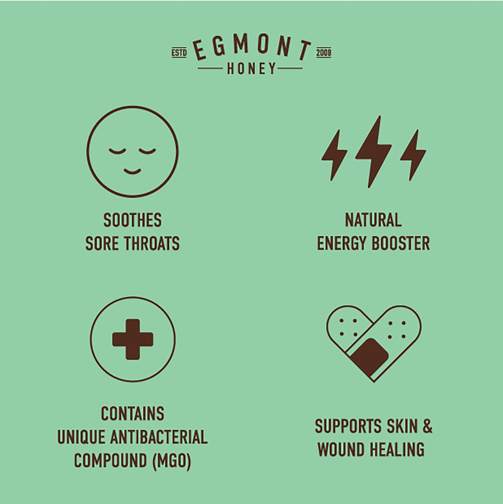 Egmont Honey, Мед манука, необработанный и непастеризованный, UMF ™ 10+, MGO 265+, 250 г (8,8 унции)