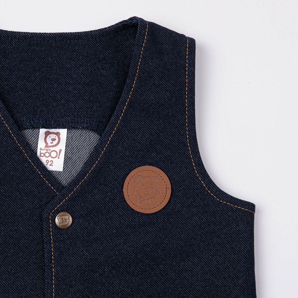 Жилет из джинскота "Джинс"