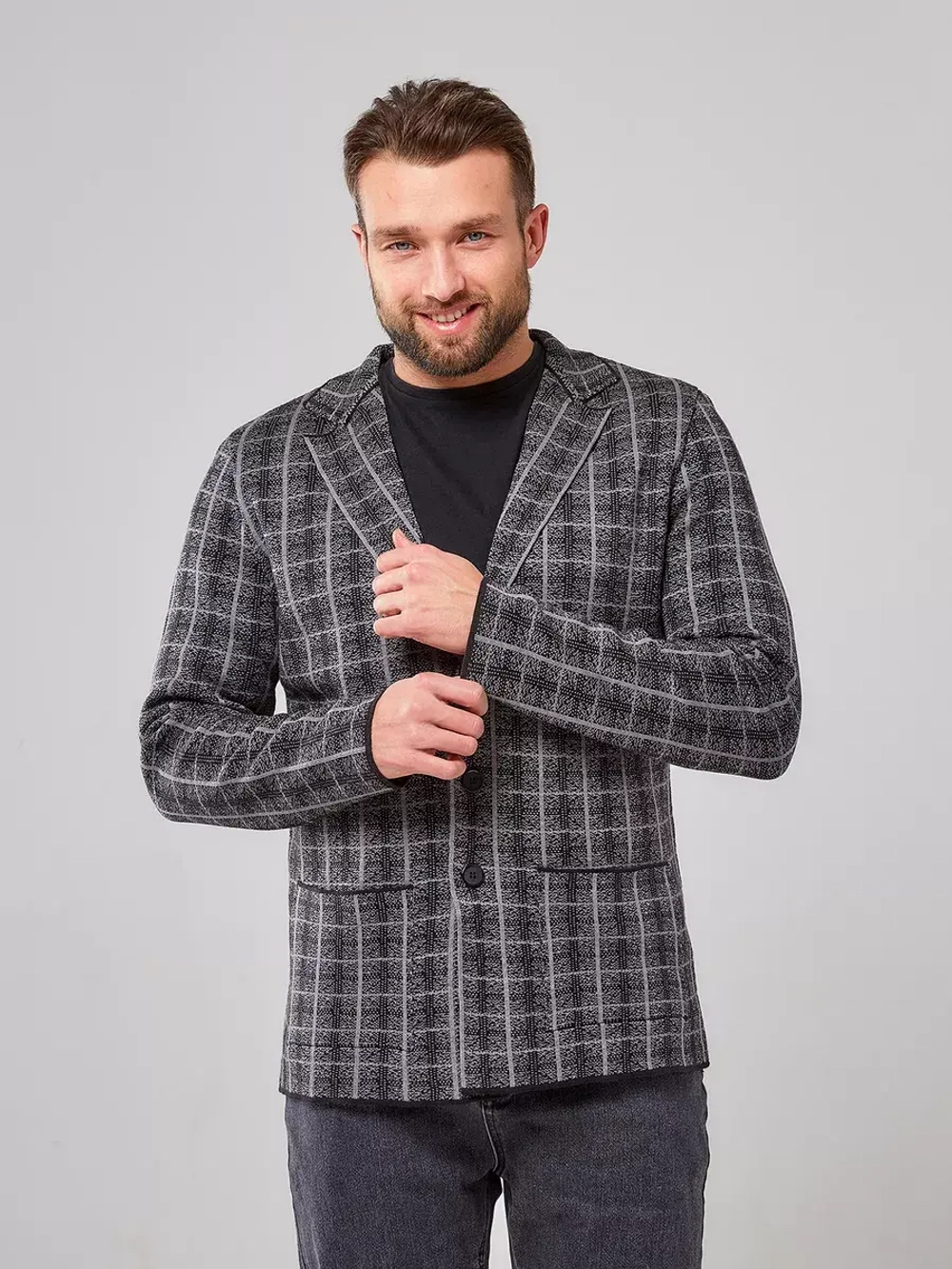 Пиджак в клетку