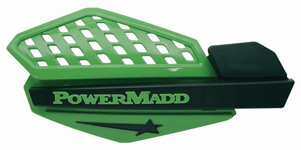 Ветровые щитки для квадроцикла "PowerMadd" Серия Star, зеленый/черный