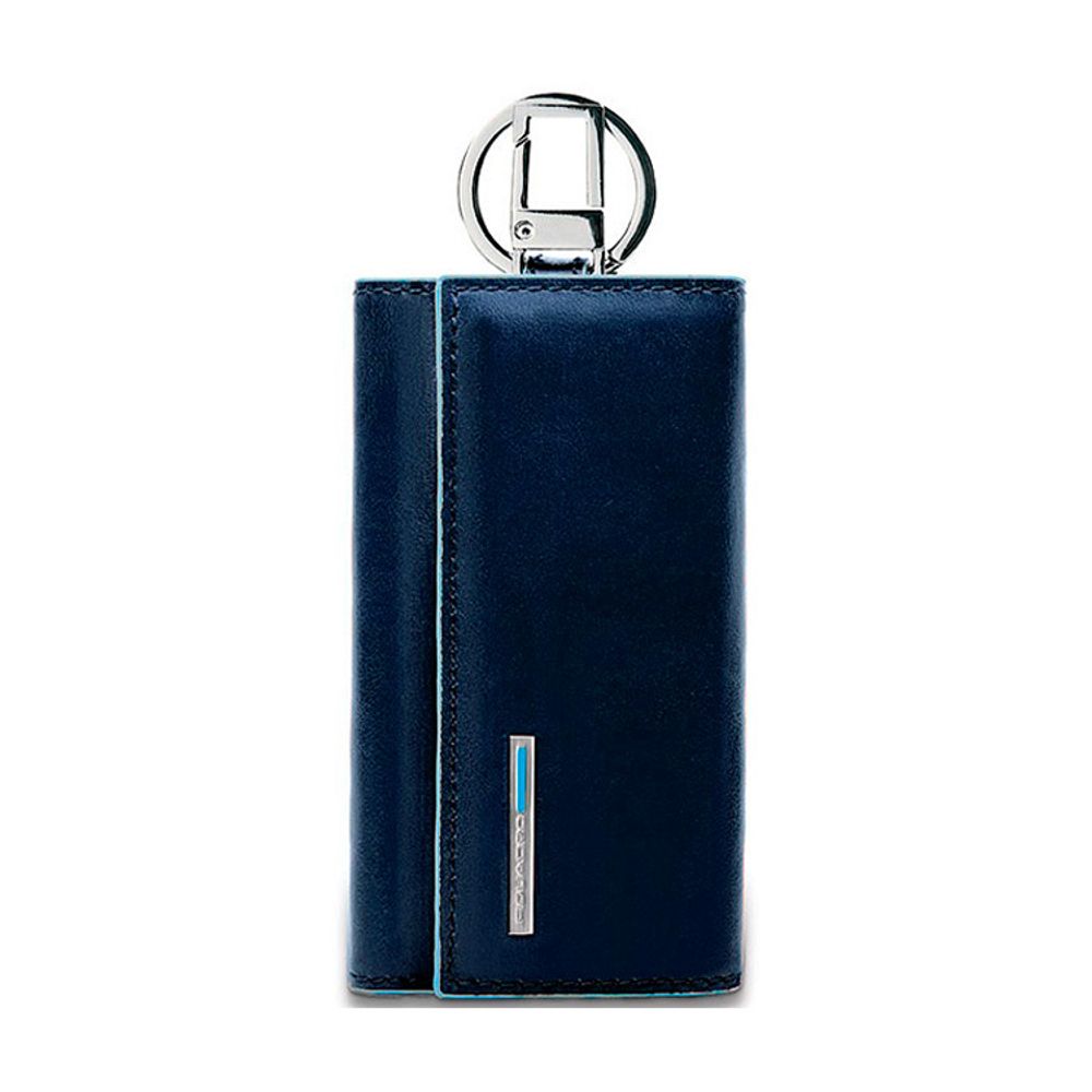 Ключница Piquadro Blue Square синяя из кожи (PC1397B2/BLU2)