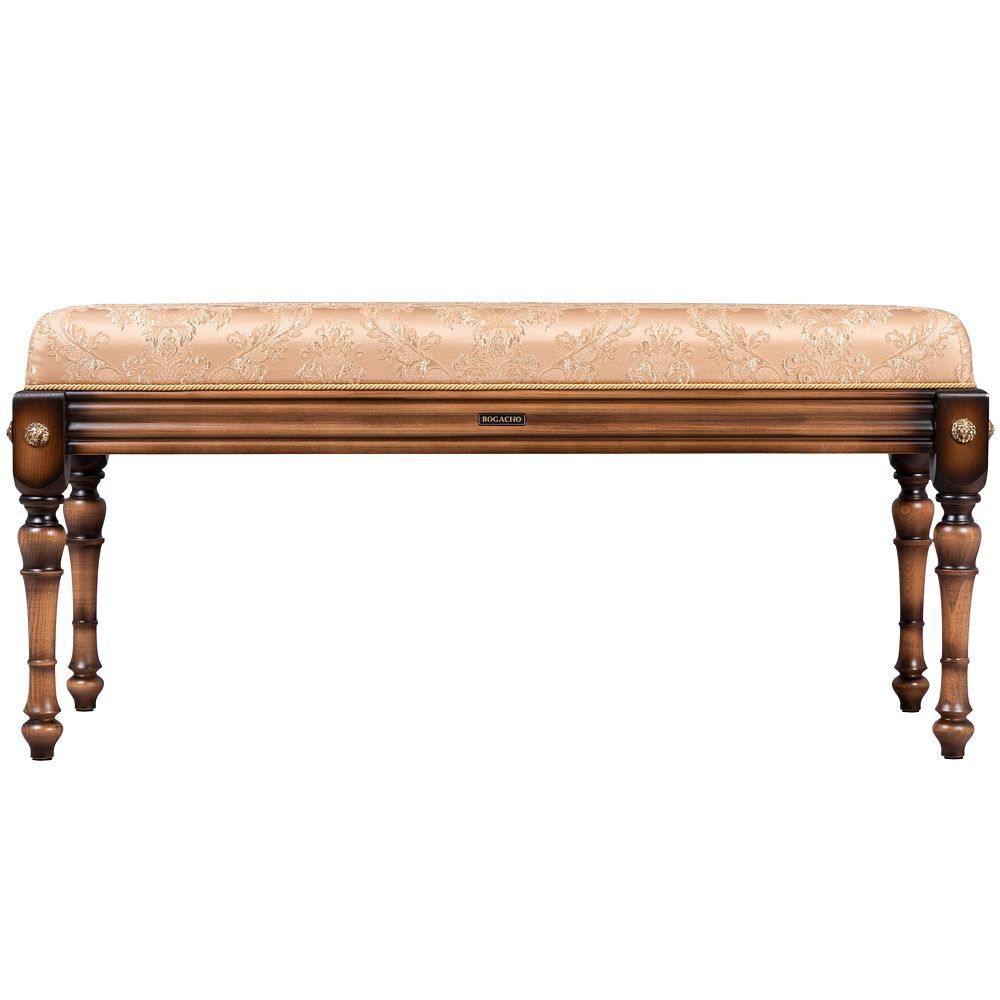 Банкетка Классика 2 Орех(Д) Каледония Мокка