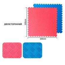 Будо-мат EVA DFC 100 x 100 см, 20 мм, цвет сине-розовый