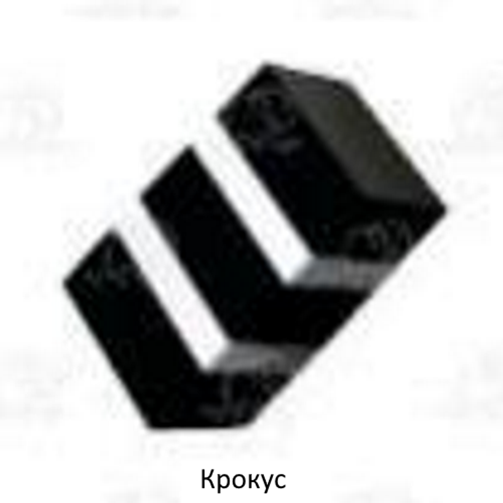 Карнизы кованые для штор двухрядные d19/19 мм, 2 цвета (черный глянец и белый)