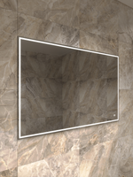 Зеркало FRAME, 120x80x2, с подсветкой по периметру LED, полированная рамка, ST-FRAME120080-CR