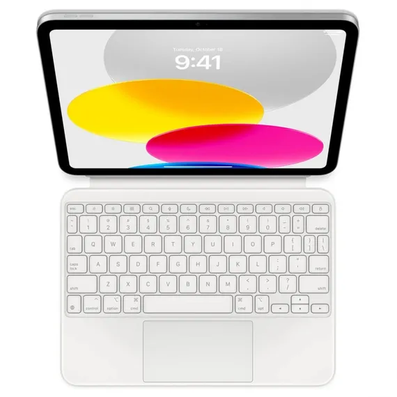 Клавиатура Apple Magic Keyboard Folio для iPad (A16 | 2025) и 10-го поколения (2022) (Белый | White)