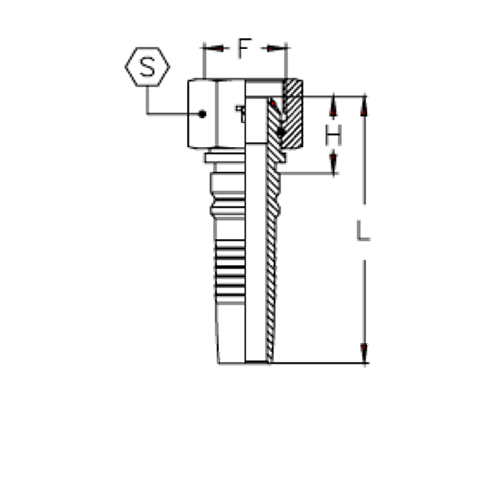 Фитинг DN 25 BSP (Г) 1.1/4 Interlock