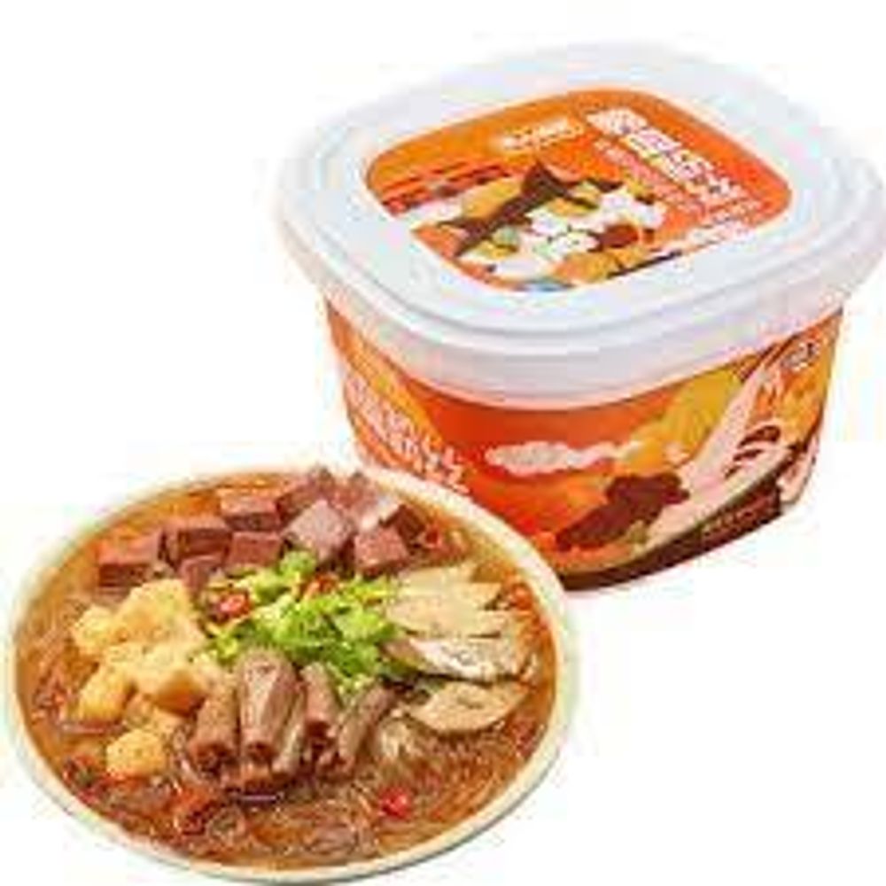 Лапша рисовая со вкусом ротангового перца Heirenbuluo 168г