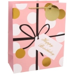 Пакет подарочный «Happy» 32*26*12 см