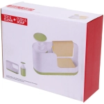 Дозатор для жидкого мыла с подставкой под губку Забота 835