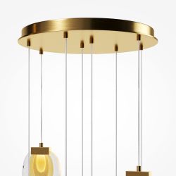 Люстра подвесная светодиодная Maytoni   MOD367PL-L30BBSK