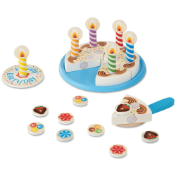 Melissa & Doug - Деревянный пирог BIRTHDAY CAKE + 33 аксессуара 20155234