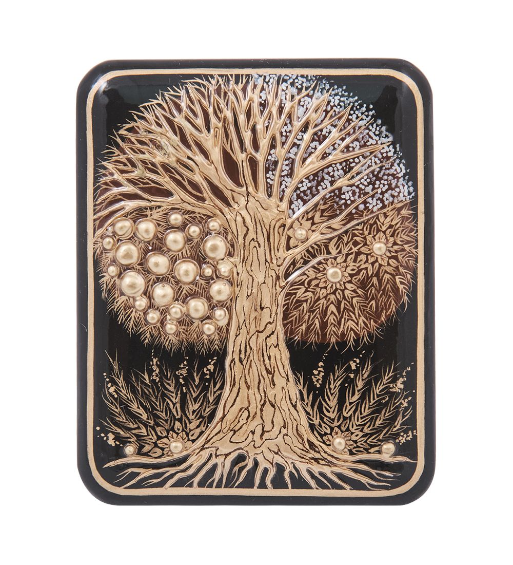 Народные промыслы ШК-55/259 Шкатулка «Древо жизни» авт. Котс А.