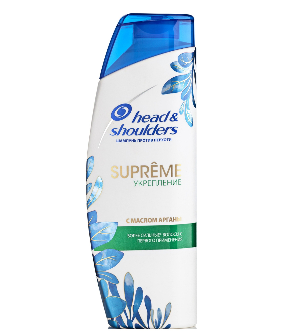 Head&Shoulders Шампунь для волос Supreme Укрепление, с маслом арганы, для сухих волос, 300 мл
