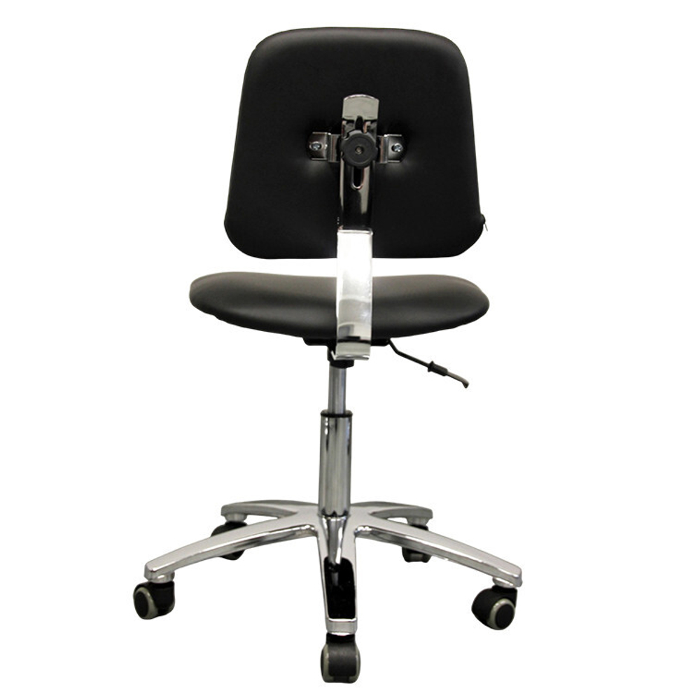 Стул мастера со спинкой ТРЕНД на прорезиненных колесиках3