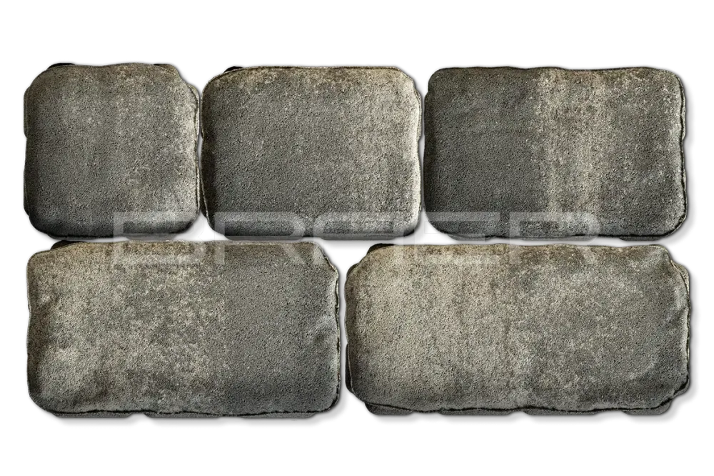 Тротуарная плитка Braer Ривьера, Color Mix Туман, 60 мм