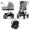 Детская коляска Cybex Talos S Lux 3 в 1 SLV Stone Grey