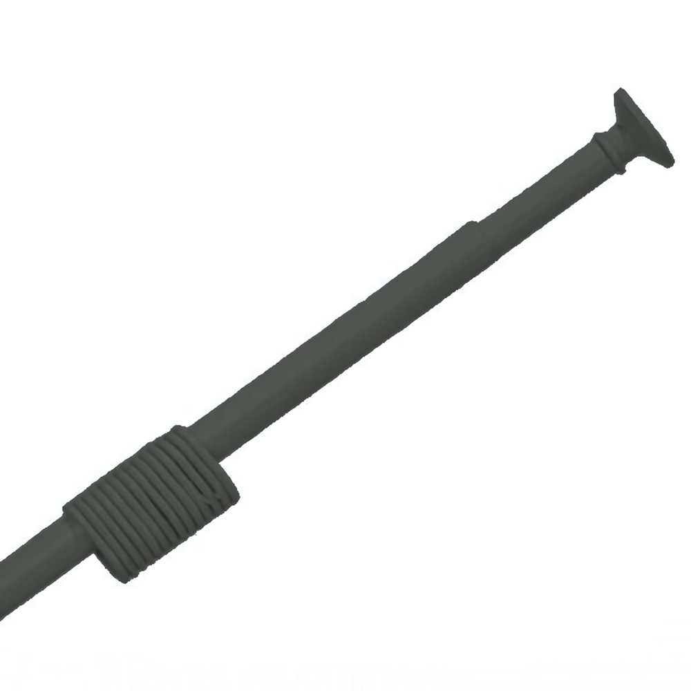 Карниз для штор МИР черный матовый (Прямой) 1,2м - 2,2м Росспласт РП-831