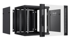 Шкаф настенный 19", 15U Cabcoil CC-WL-15.6.6-G-BK