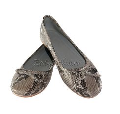 Балетки из кожи питона SH-65