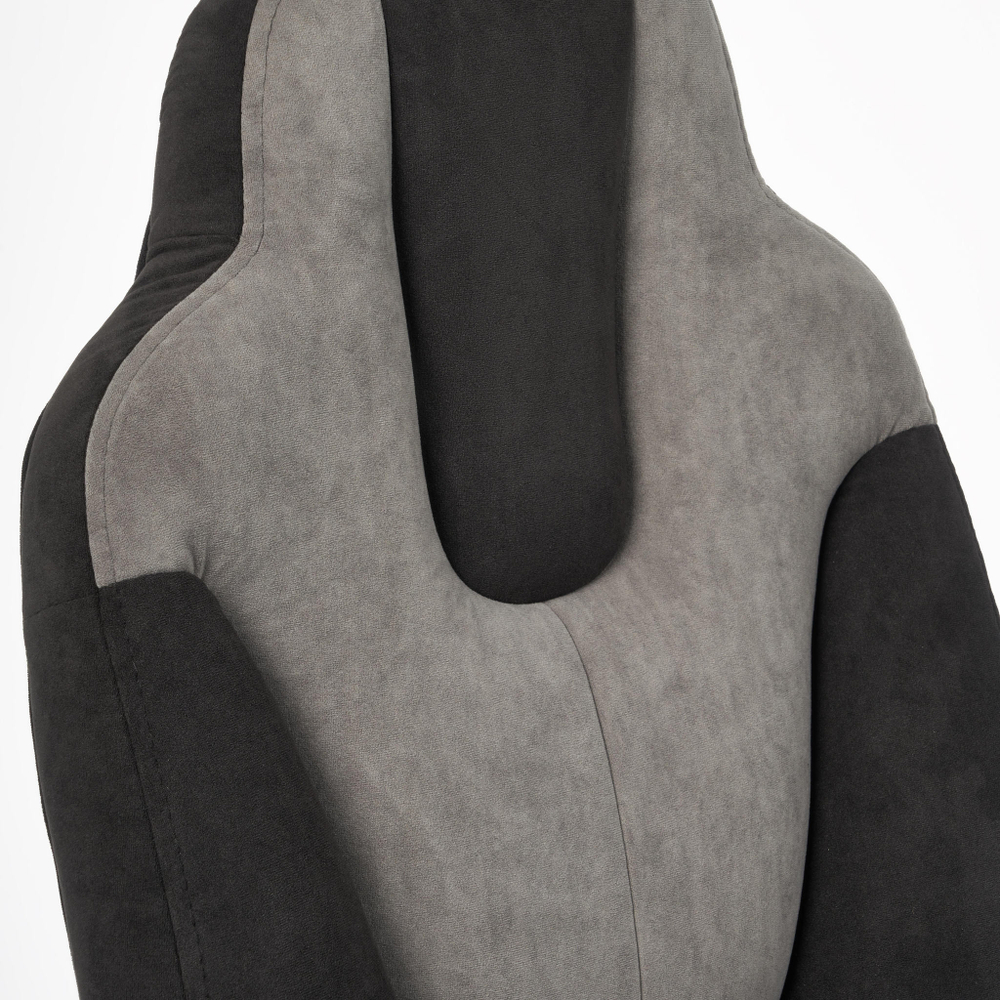 NEO-3 Кресло (флок черный/серый)