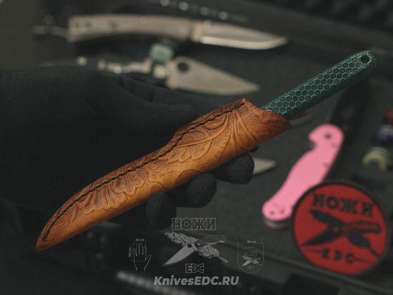 Нож STEELCLAW ЩЁГОЛЬ green