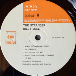 Виниловая пластинка Billy Joel ‎– The Stranger LP