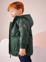 Куртка стеганая с флисовой подкладкой Next Q56-469, Зеленый