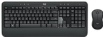 КЛАВИАТУРА LOGITECH MK540 ADVANCED, WIRELESS, BLACK, USB, 2 Х AAA + МЫШЬ, 1 Х AA