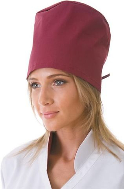 Колпак медицинский  бордовый (смесовая / тк. "Сису")
