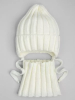 Шапка и снуд для девочек на осень