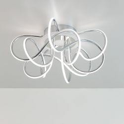 Citilux Джемини Смарт CL229A151E RGB Умная люстра Хром