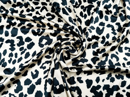 Эластичный бельевой атлас-стрейч, пятнышки на золотисто-бежевом фоне (Арт: ASP-013)