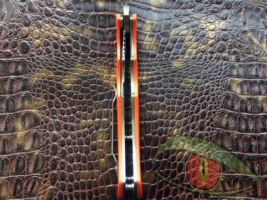 Складной нож Steelclaw Рыжая лиса JER03 c клинком из стали D2, рукоять G10