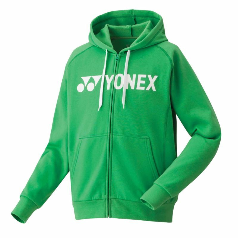 Мужская теннисная кофта Yonex Men's Full Zip Hoodie LOGO - flesh green