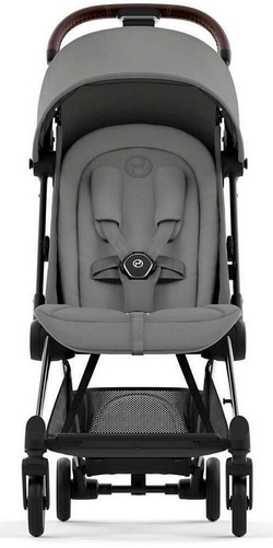 Коляска Cybex Coya Chrome Frame Cloud G i-Size Magic Black 2 в 1 Mirage Grey с дождевиком