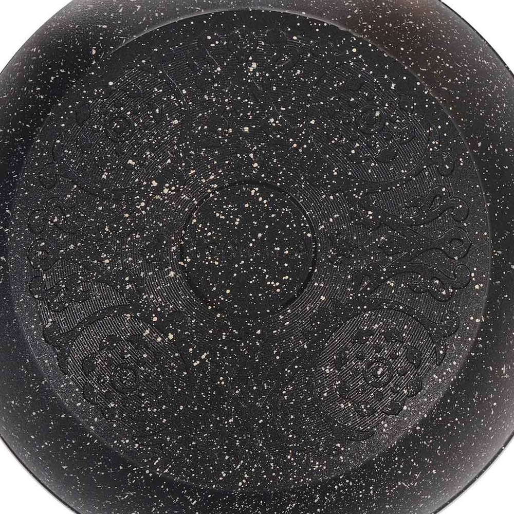 Сотейник алюминий, 26 см, антиприг, Горница, Гранит, ст2612аг, съем руч