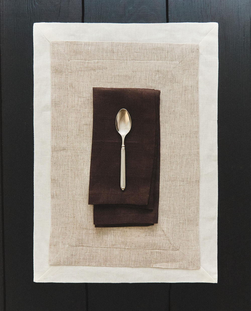 Zara Home сервировочная салфетка из льна, 50 35 см · 9237/023