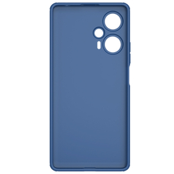 Противоударный чехол синего цвета от Nillkin для Xiaomi Redmi Note 12 Turbo и Poco F5, серия Super Frosted Shield Pro