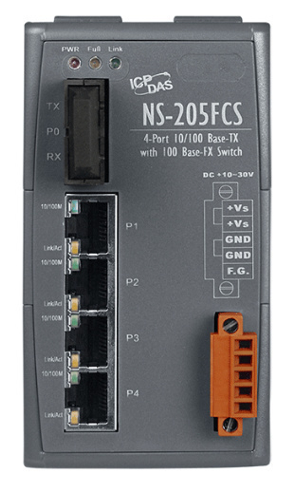 Коммутатор ICP DAS NS-205FCS CR
