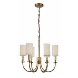 Люстра Cloyd LONSDALE C6 / Ø59 см - латунь (арт.10040)