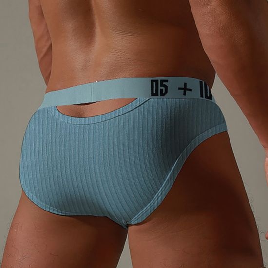 Мужские трусы брифы голубыеBS BS3513-17