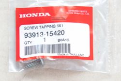 93913-15420. SCREW, TAPPING, 5X16 (PO). HONDA
