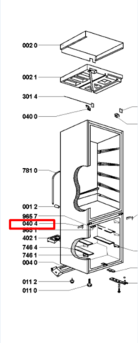 Петля для холодильника Indesit (Индезит) левая средняя- 318035, 481241719414, 481241719362