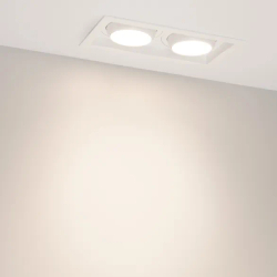 Светильник MS-VORTEX-BUILT-S250x140-2x30W Day4000 (WH-WH, 50 deg, 230V) (Arlight, IP20 Металл, 5 лет) 042370
