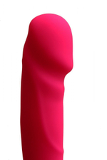 Розовый силиконовый вибратор-реалистик - 20,5 см. (Цвет: розовый)