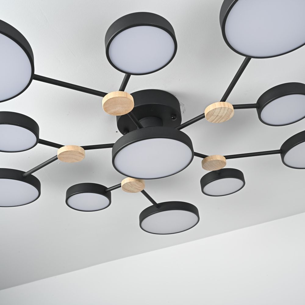 Потолочная Люстра Gamma D102 Black By Imperiumloft