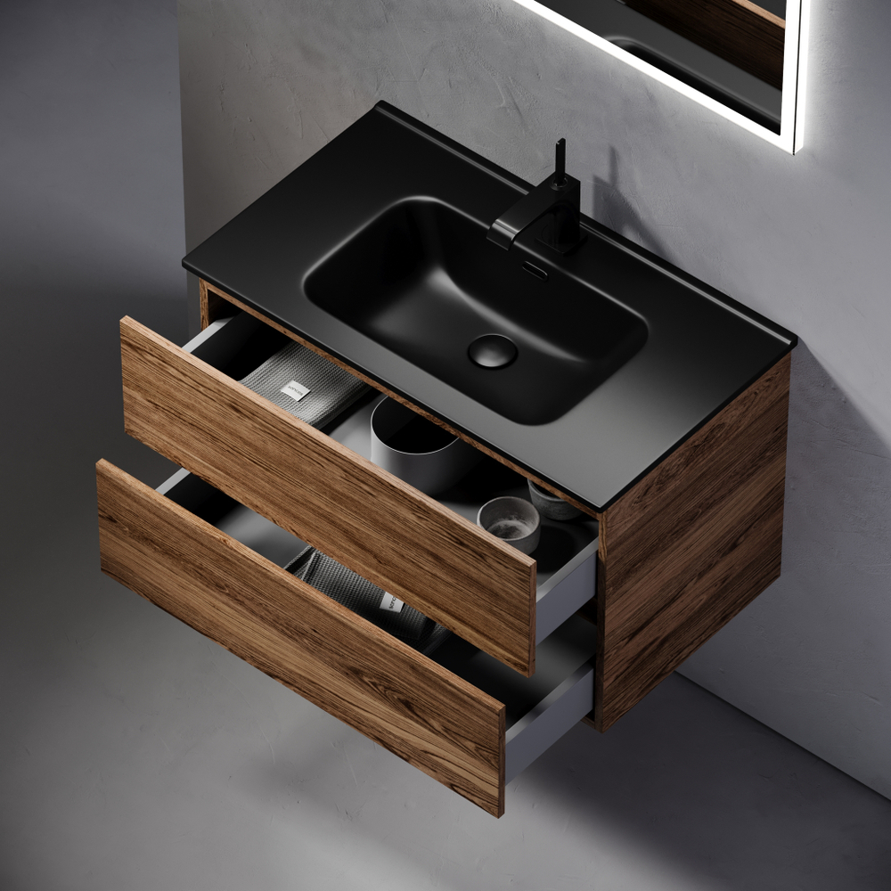 Тумба с раковиной Sancos Urban 80 см UR80ECH дуб чарльстон