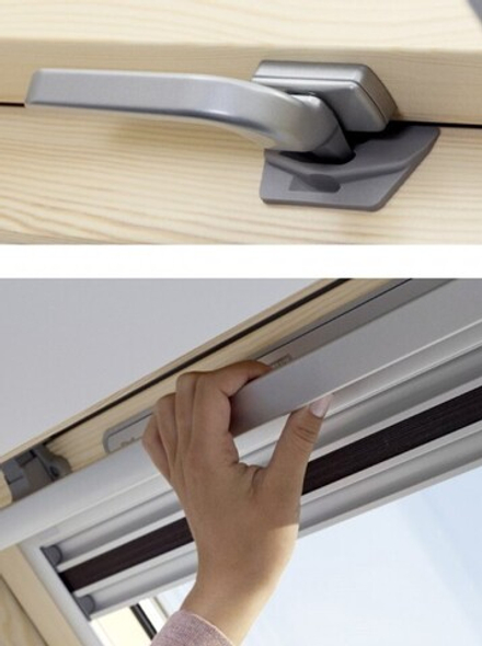 Установка, замена ручки открывания мансардного окна