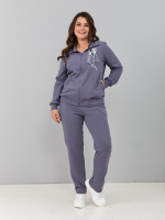 Костюм с брюками Кбфп-584/сиреневый